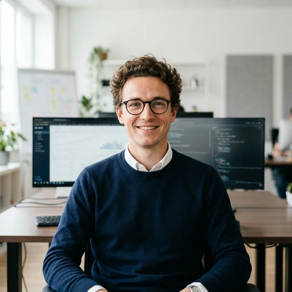 Portrait de Benjamin Escande, expert en outils de gestion